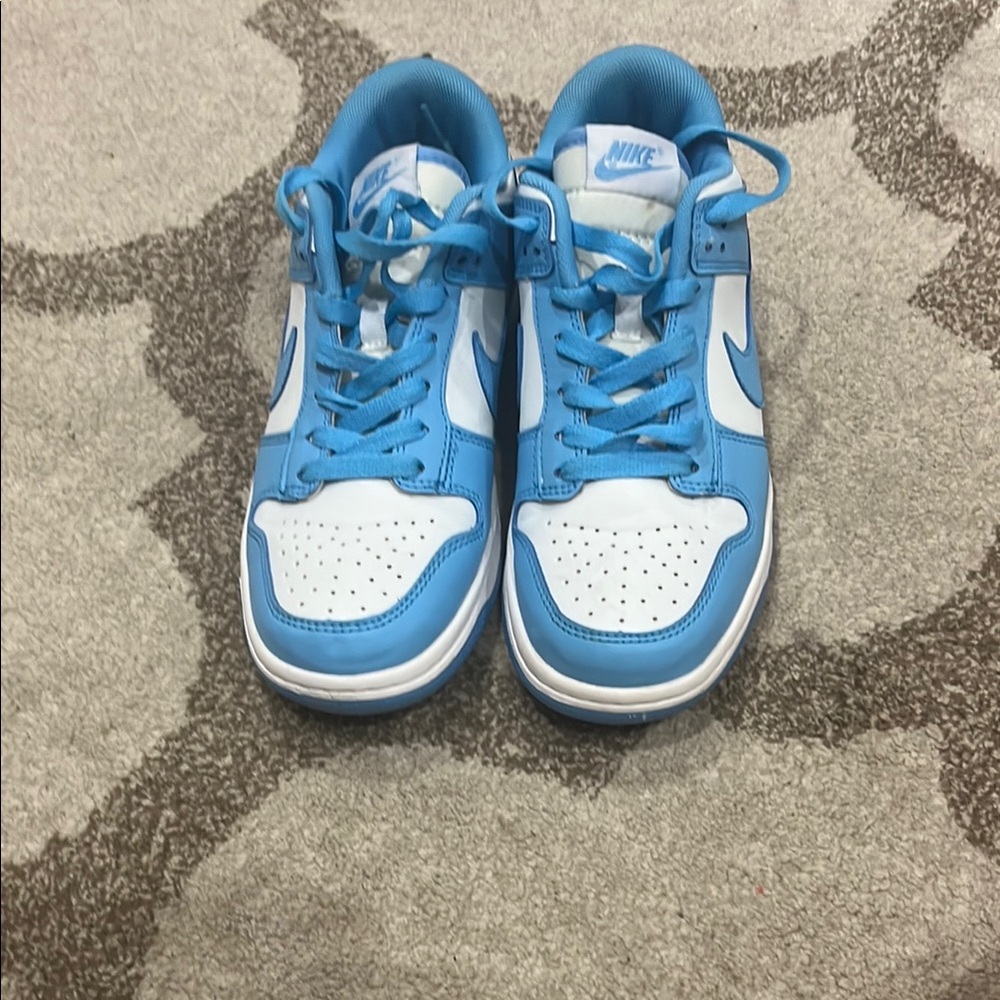 Nike Blue and White Sneakers